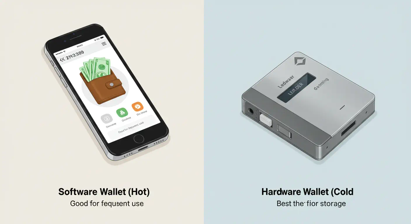 smartphone with a wallet app